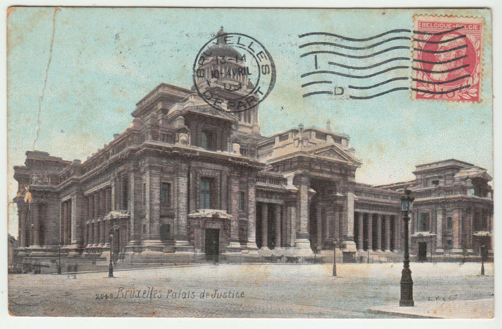 CARTE POSTALE BELGIQUE BRUXELLES PALAIS DE JUSTICE 402905771073