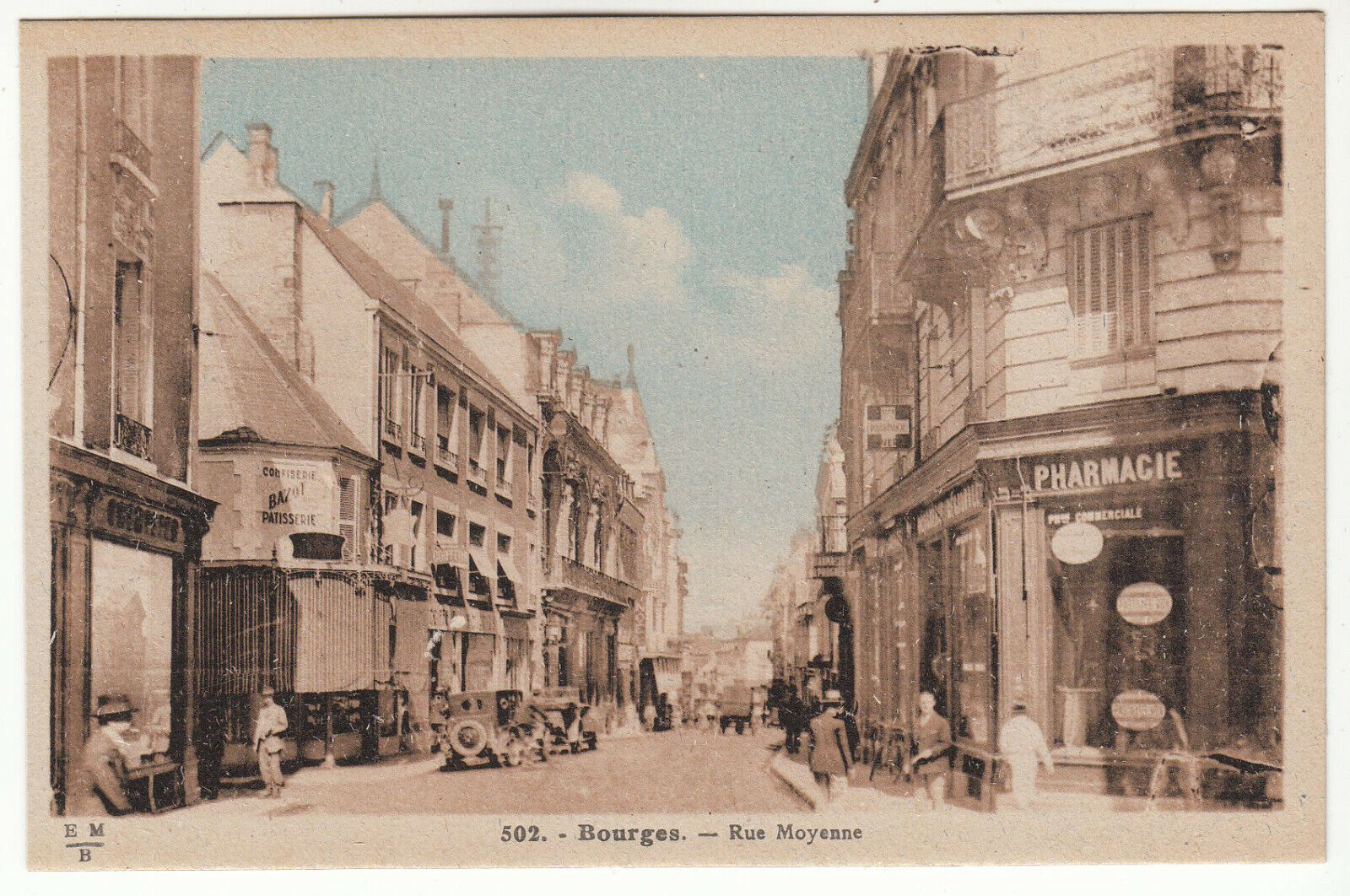 CARTE POSTALE BOURGES RUE MOYENNE 124015606603