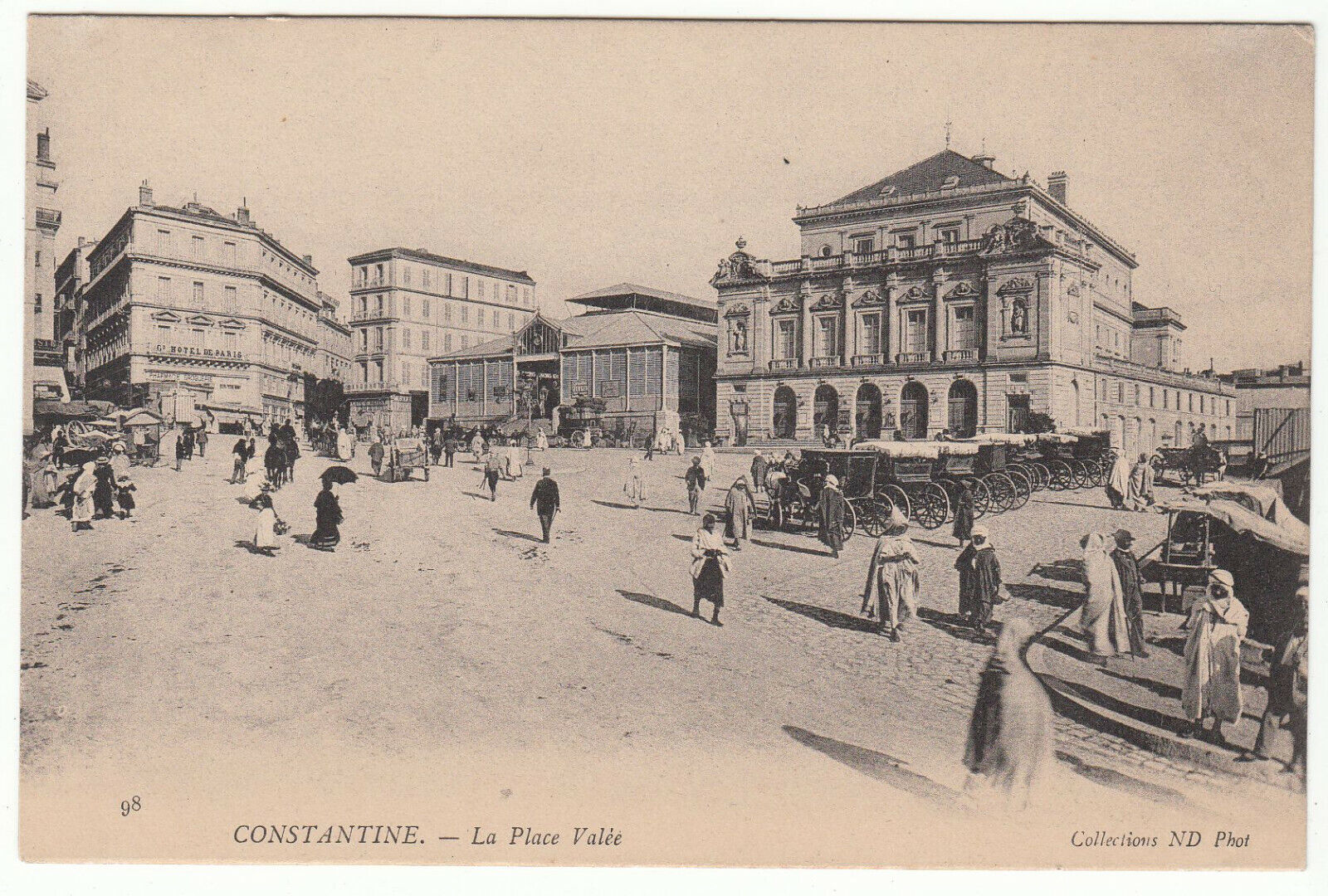 CARTE POSTALE CONSTANTINE LA PLACE VALEE 123960135903