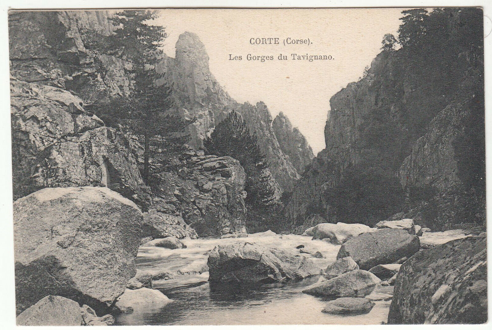 CARTE POSTALE CORTE CORSE LES GEORGES DU TAVIGNANO 401957096583