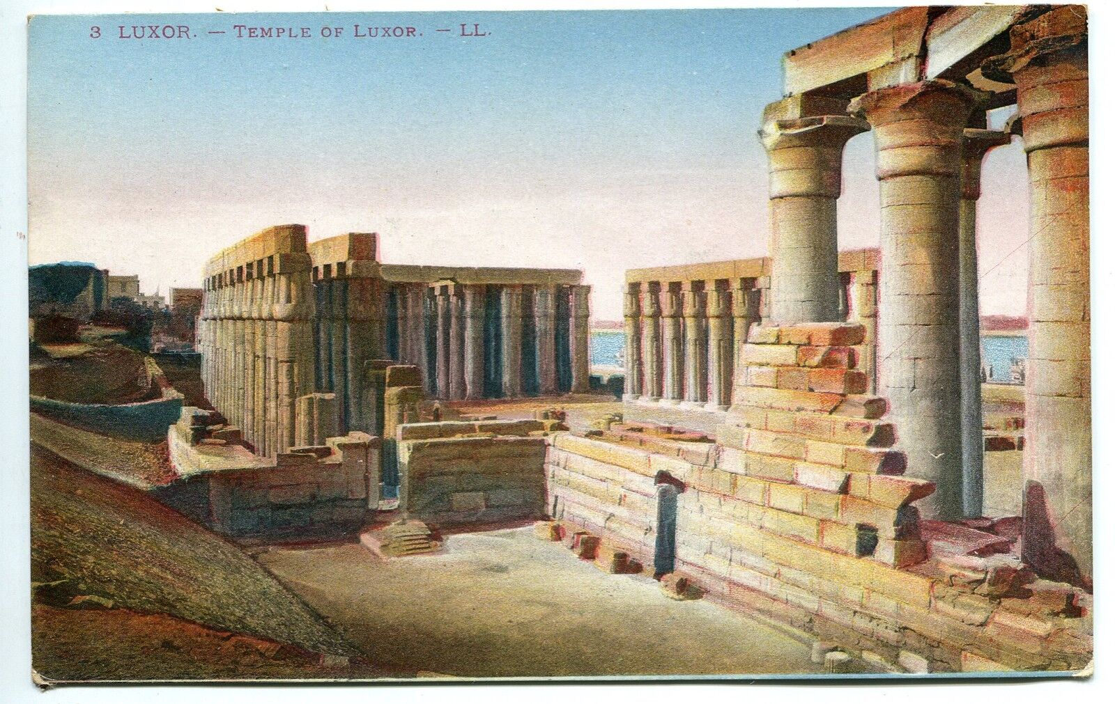 CARTE POSTALE EGYPTE LUXOR TEMPLE 121280216463