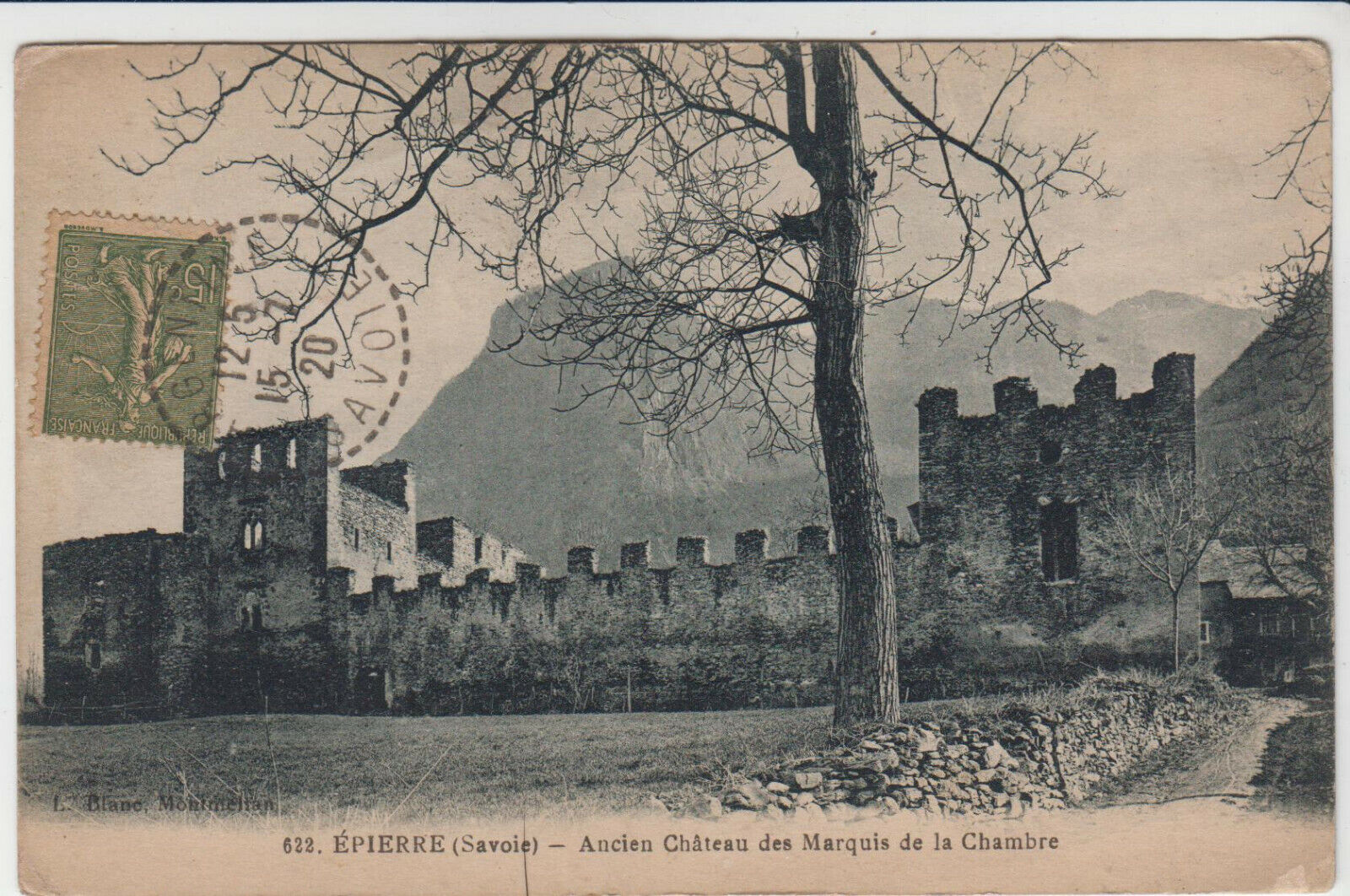 CARTE POSTALE EPIERRE ANCIEN CHATEAU DES MAQUIS DE LA CHAMBRE 123920236593