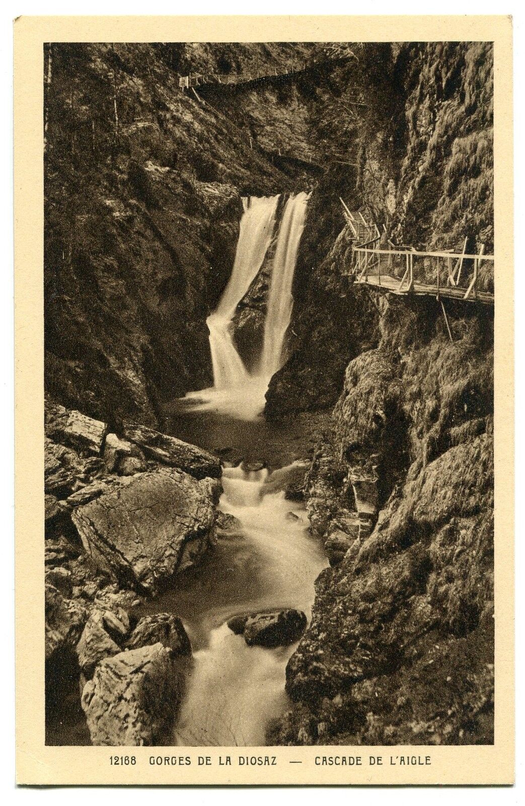 CARTE POSTALE GORGES DE LA DIOZAZ CASCADE DE L AIGLE 121481187673