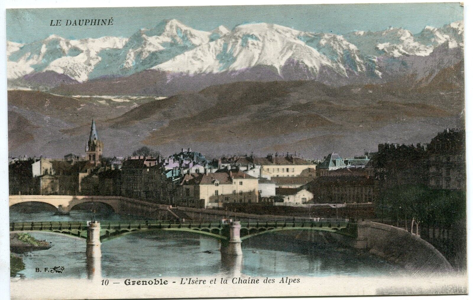 CARTE POSTALE GRENOBLE L ISERE ET LA CHAINE DES ALPES 400626070053