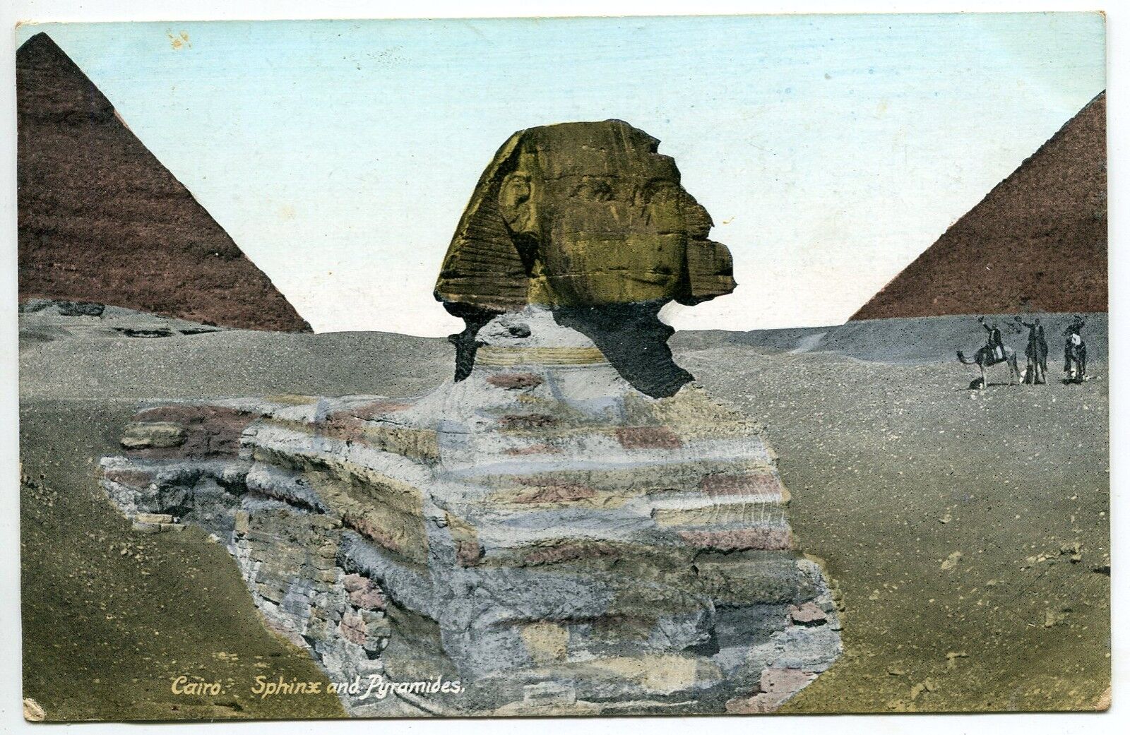 CARTE POSTALE LE CAIRE SPHINX ET PYRAMIDES 121305832393