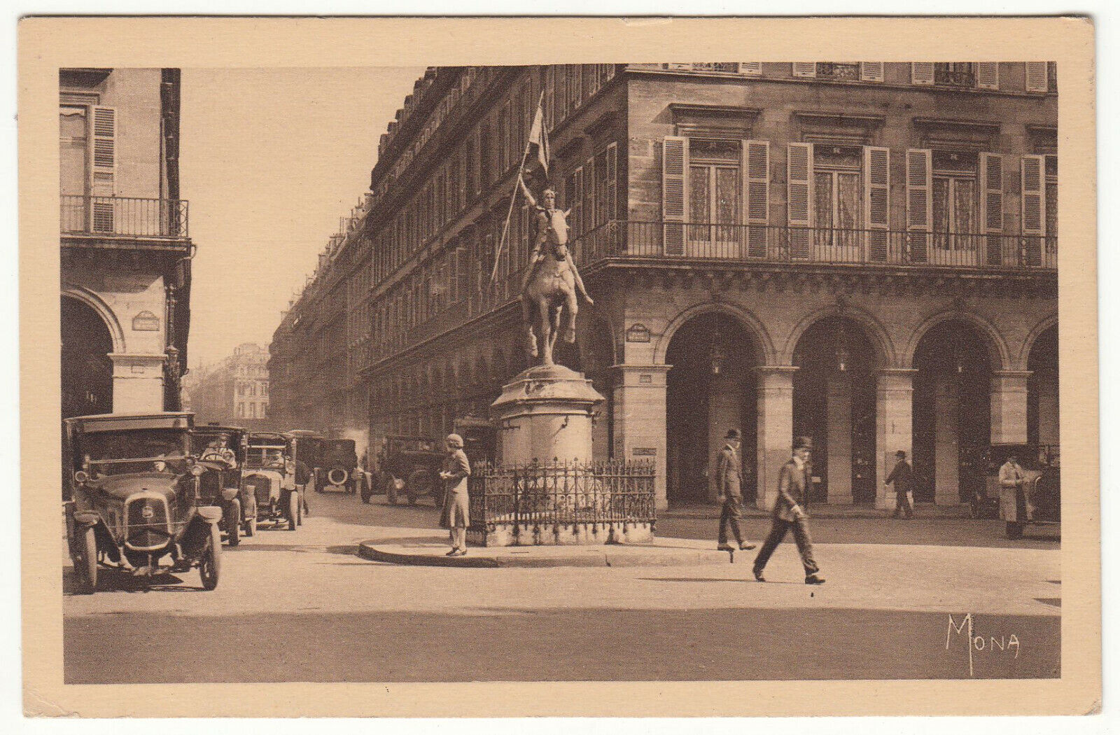 CARTE POSTALE LES PETITS TABLEAUX DE PARIS STATUE DE JEANNE D ARC 401881651463