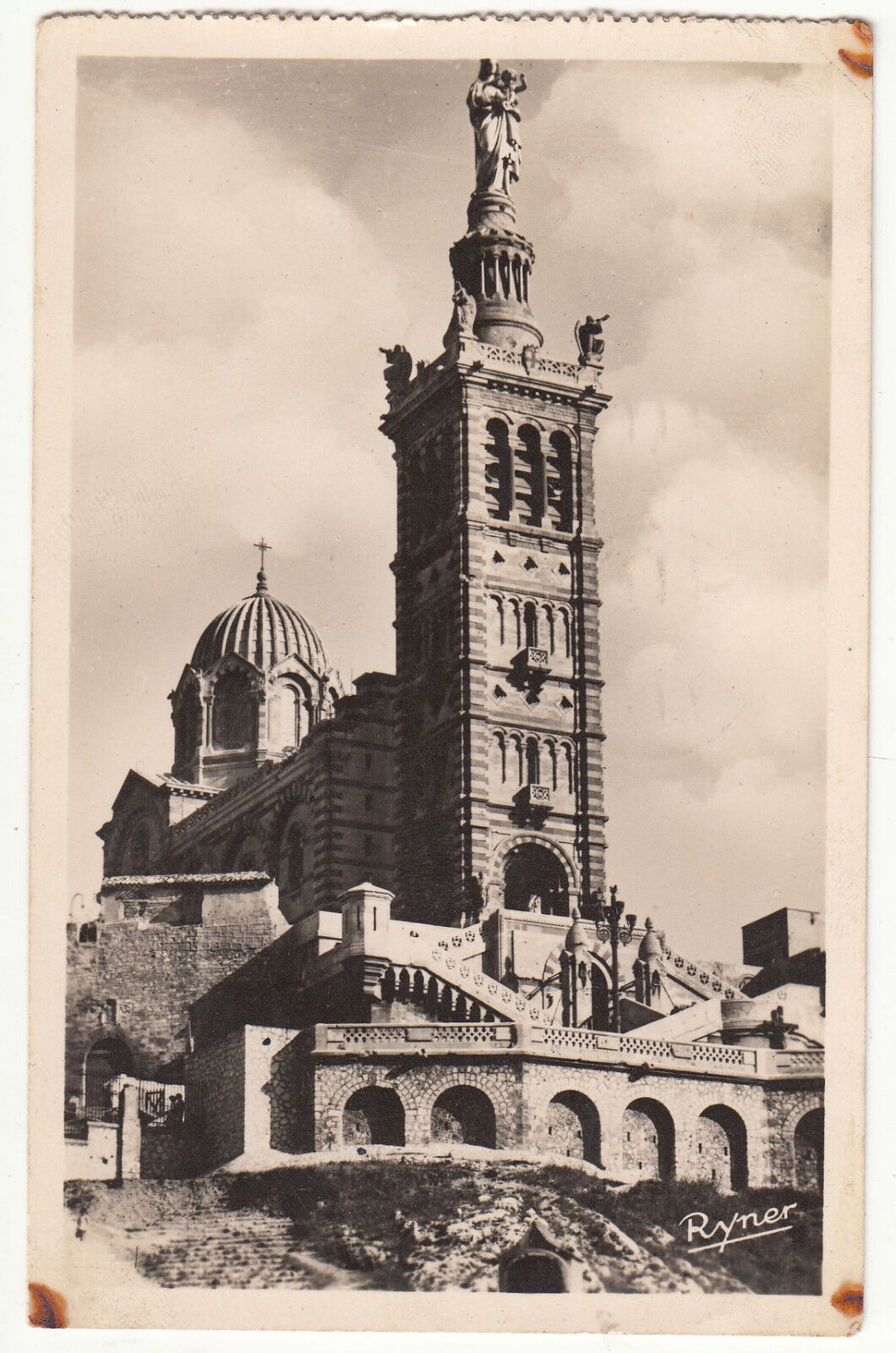 CARTE POSTALE MARSEILLE LA BASILIQUE DE NOTRE DAME DE LA GARDE 401280422893