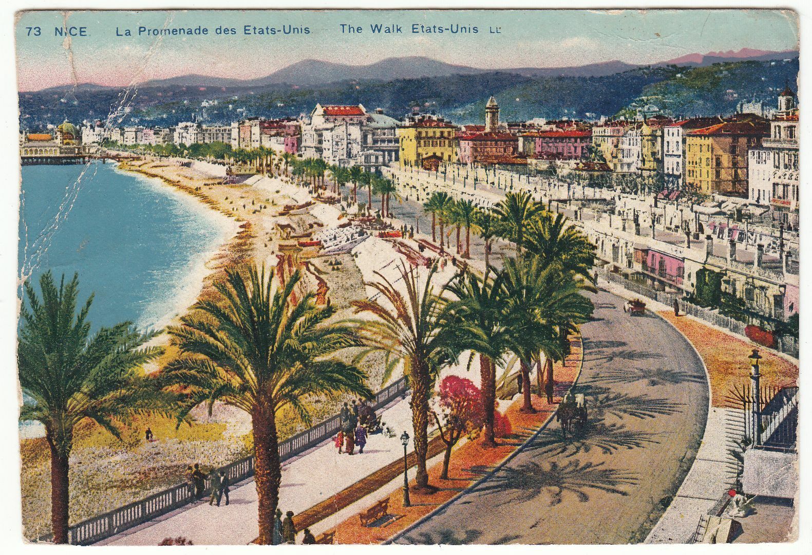 CARTE POSTALE NICE LA PROMENADE DES ETATS UNIS 123970648633