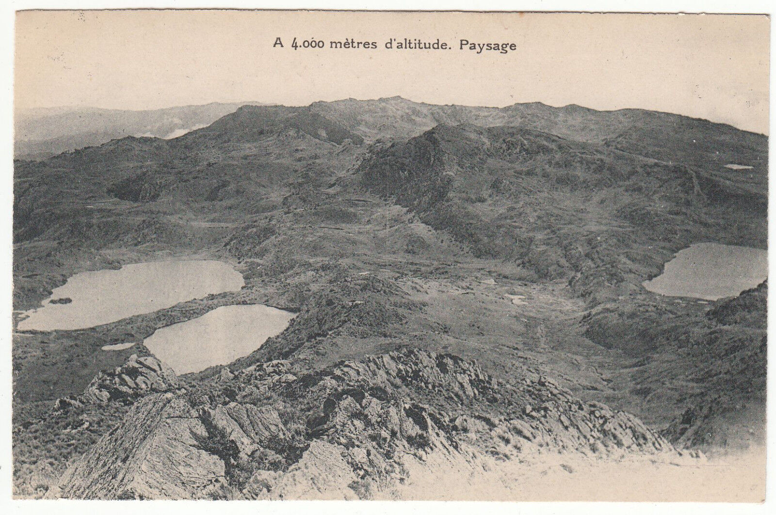 CARTE POSTALE PAPOUASIE A 4000 METRES D ALTITUDE PAYSAGE 122573339353