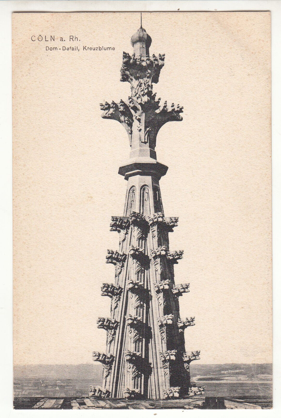 CARTE POSTALE POFTKARTE ALLEMAGNE KOLN DOM DETAILS KREUZBTUME 401631096203