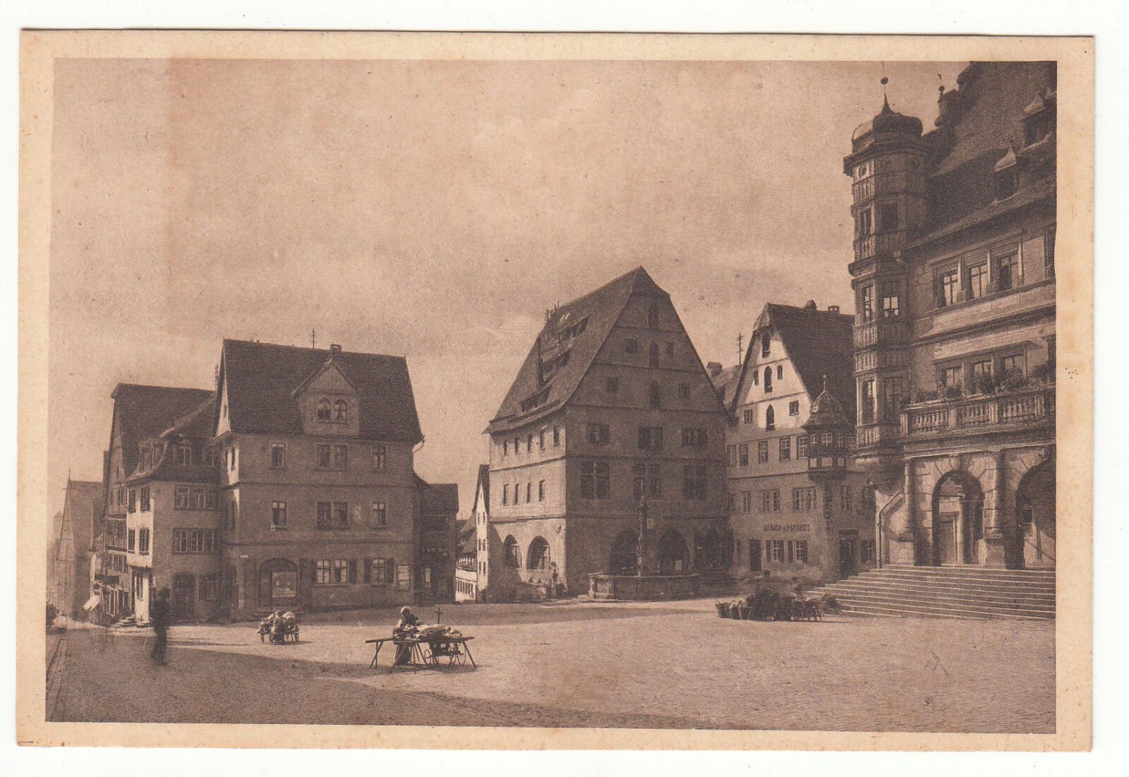 CARTE POSTALE POFTKARTE ALLEMAGNE ROTHENBURG O T MARKTPLAK 401622970443