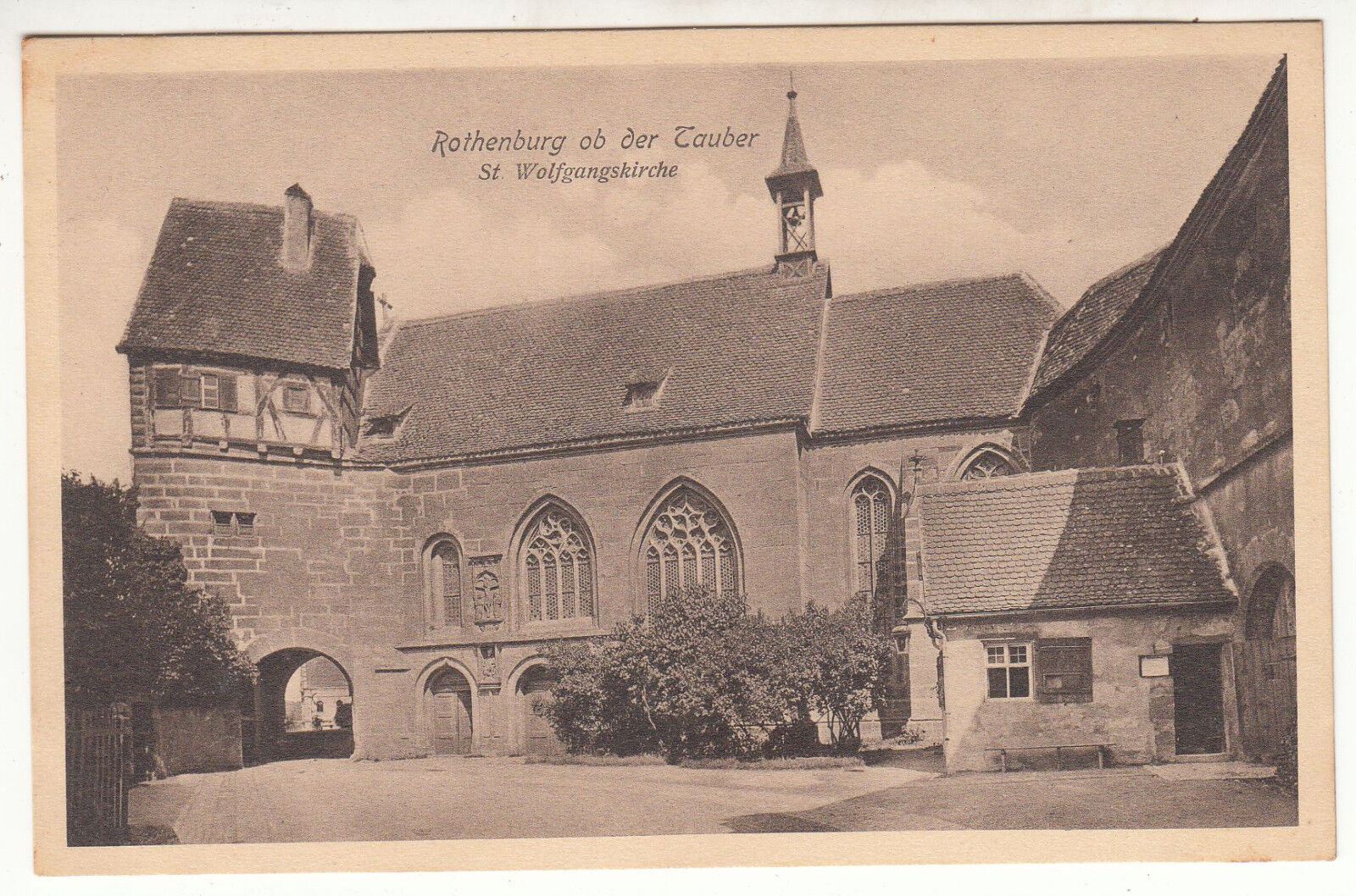 CARTE POSTALE POFTKARTE ALLEMAGNE ROTHENBURG O T ST WOLFGANGSKIRCHE 401623476943