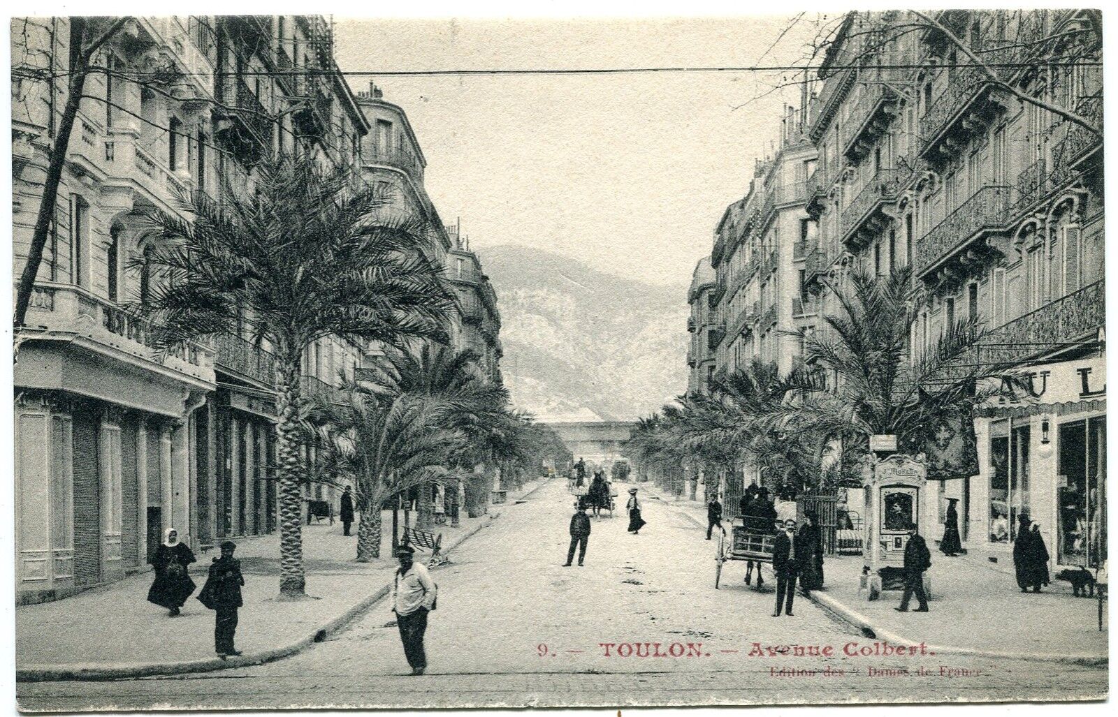 CARTE POSTALE TOULON AVENUE COLBERT 400638764533