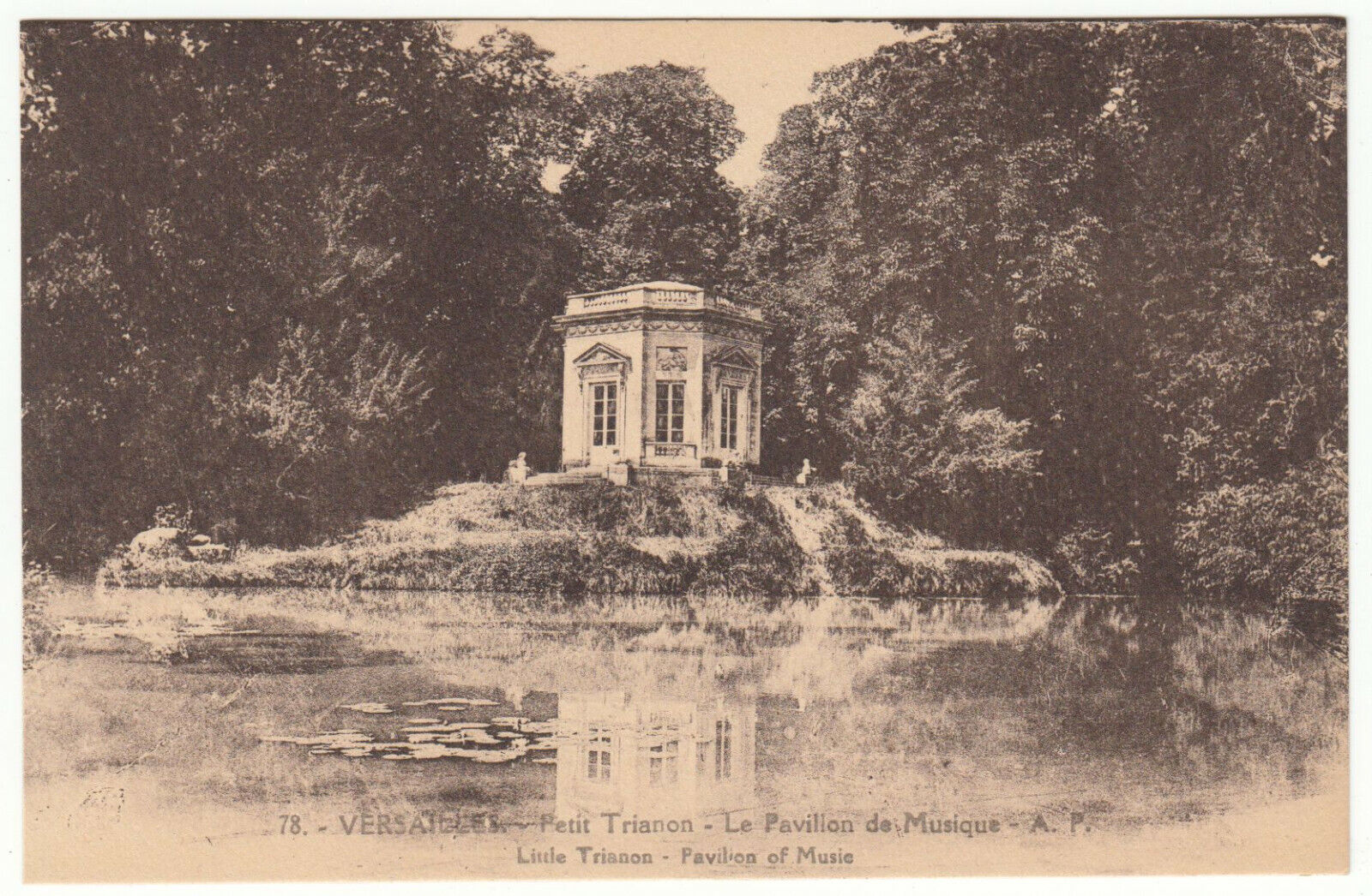 CARTE POSTALE VERSAILLE LE PETIT TRIANON LE PAVILLON DE MUSIQUE 124026617293