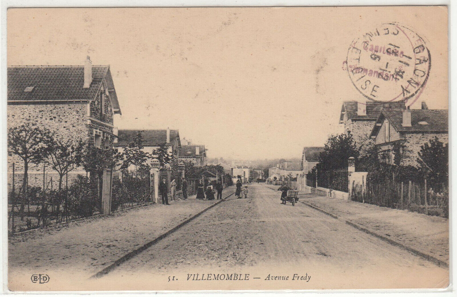 CARTE POSTALE VILLEMOMBLE AVENUE FREDY 401940801953