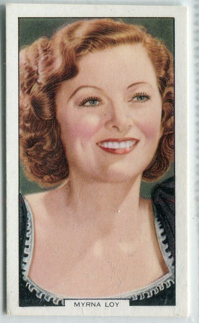 CHROMO PERSONNAGE CELEBRE STAR MYRNA LOY 400335056383