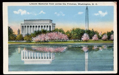 CP USA LINCOLN MEMORIAL ACROSS POTOMAC WASHINGTON DC 120680194153