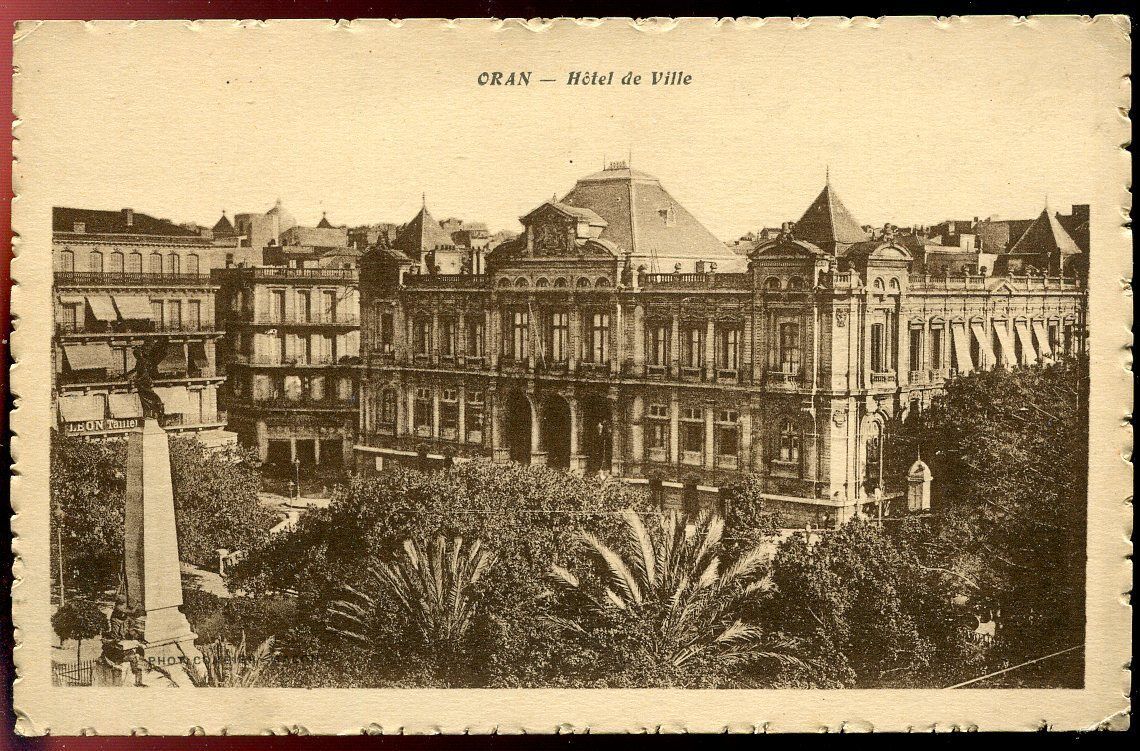 CPA ORAN HOTEL DE VILLE AFRIQUE 120806643473