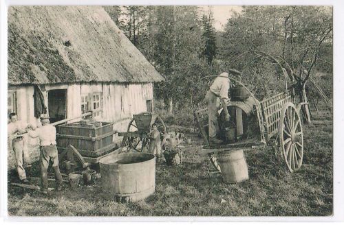 CPA REPRO FABRICATION DU CIDRE