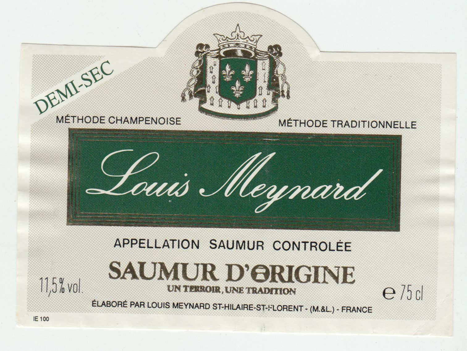 ETIQUETTE DE VIN SAUMUR LOUIS MEYNARD 402631697893