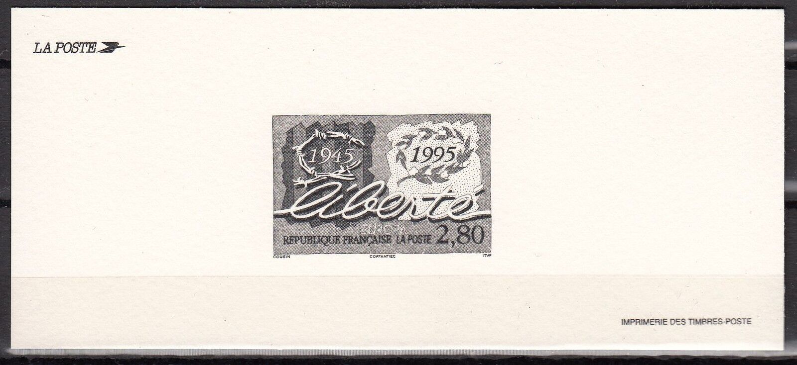 FRANCE GRAVURES DU TIMBRE N 2941 AUROPA PAIX ET LIBERTE 401116241053