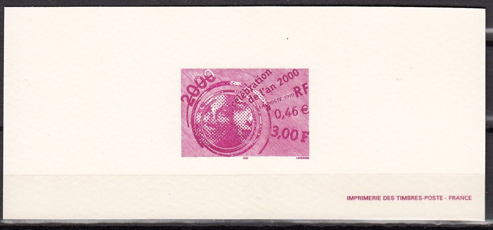 FRANCE GRAVURES DU TIMBRE N 3259 CELEBRATION DE L AN 2000 121975953283