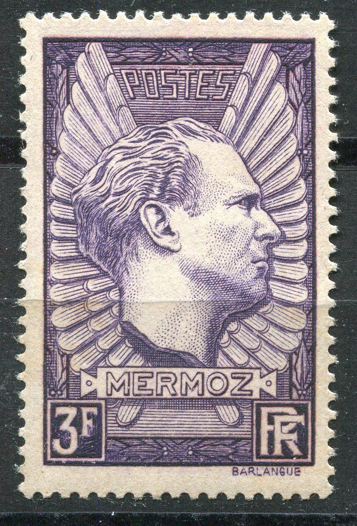 FRANCE TIMBRE N 338 AVIATEUR JEAN MERMOZ 121486804893