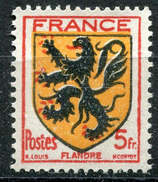 FRANCE TIMBRE N 602 BLASON FLANDRE 400620404883