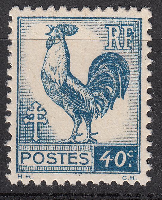 FRANCE TIMBRE N 632 SERIE D ALGER COQ 121229841793