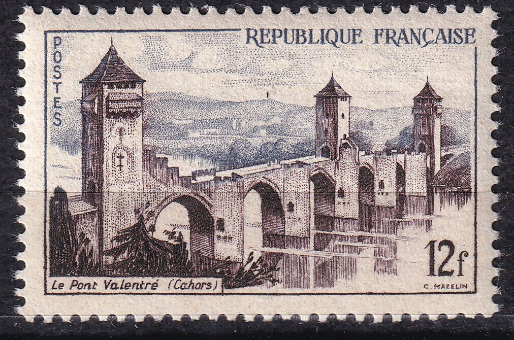 FRANCE TIMBRE NEUF N 1039 PONT VALENTRE A CAHORS 404181519403