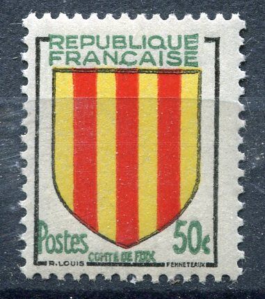 FRANCE TIMBRE NEUF N 1044 ARMOIRIES COMTE DE FOIX 121054263853