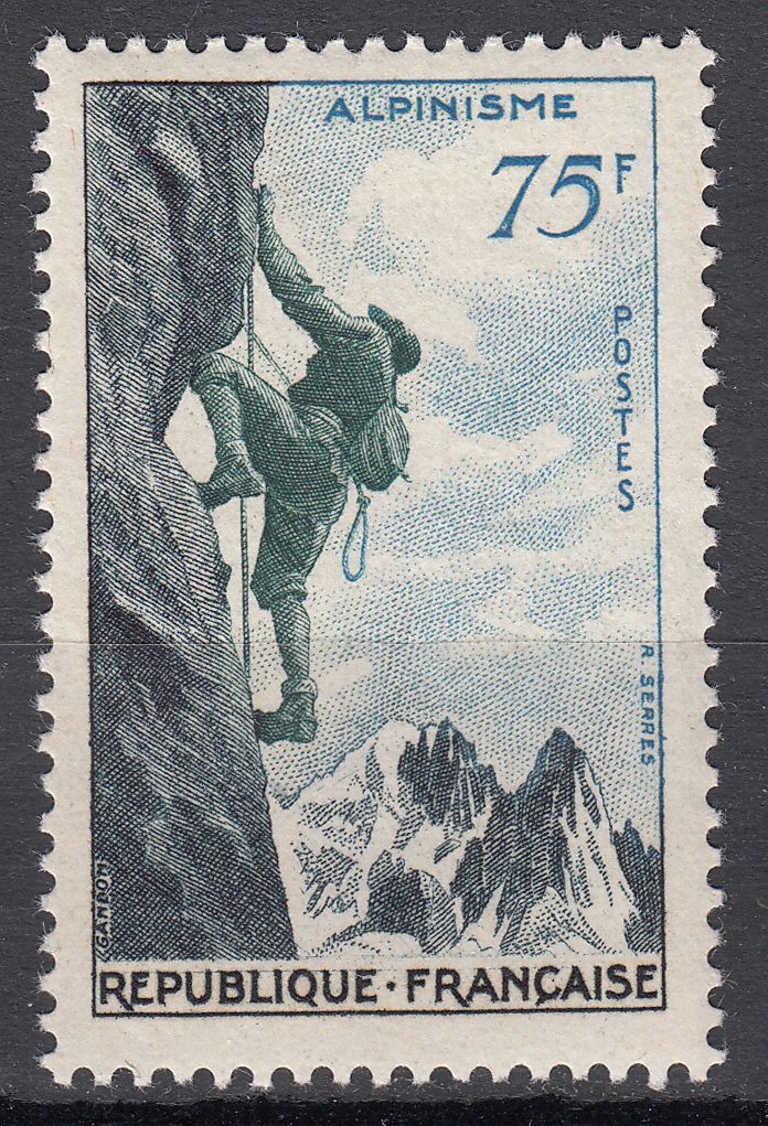 FRANCE TIMBRE NEUF N 1075 ALPINISME 123176613513