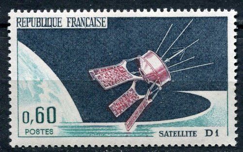 FRANCE TIMBRE NEUF N 1476 LANCEMENT DU SATELLITE 110625531863