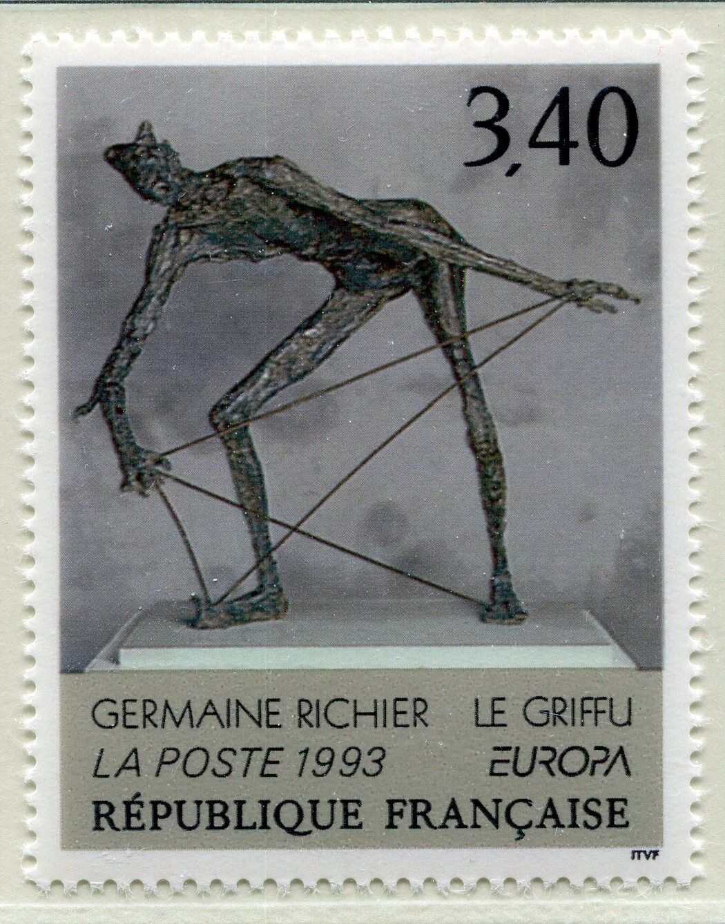 FRANCE TIMBRE NEUF N 2798 GERMAINE RICHIER LE GRIFFU 121493577873