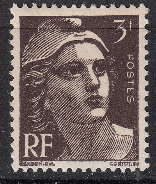 FRANCE TIMBRE NEUF N 715 MARIANNE DE GANDON 400392566183