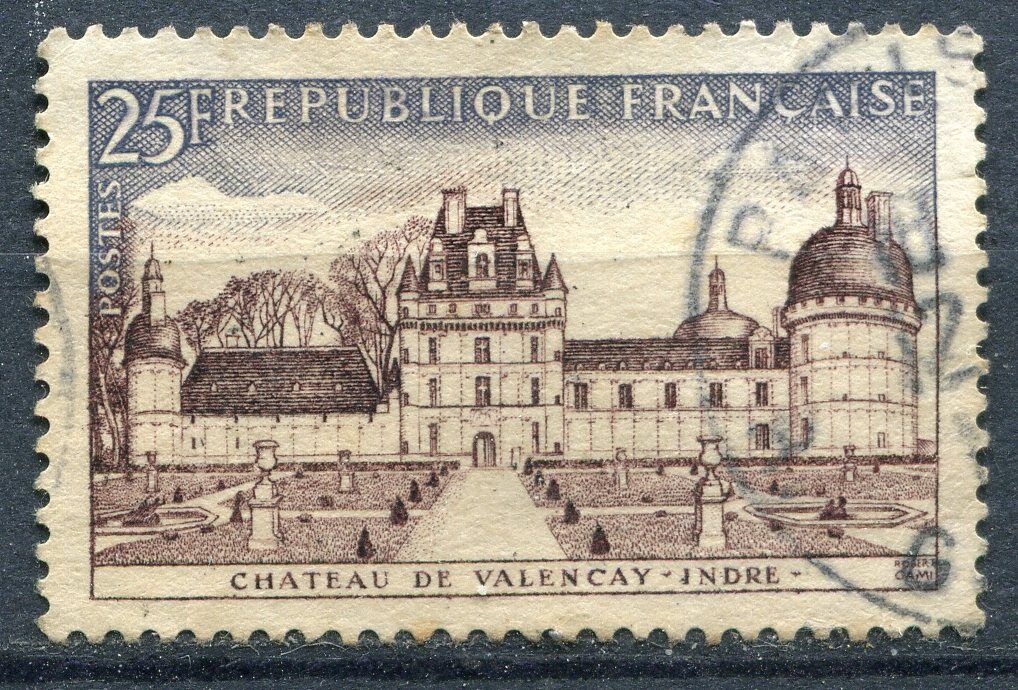 FRANCE TIMBRE OBL N 1128 CHATEAU DE VALENCAY 110935752363