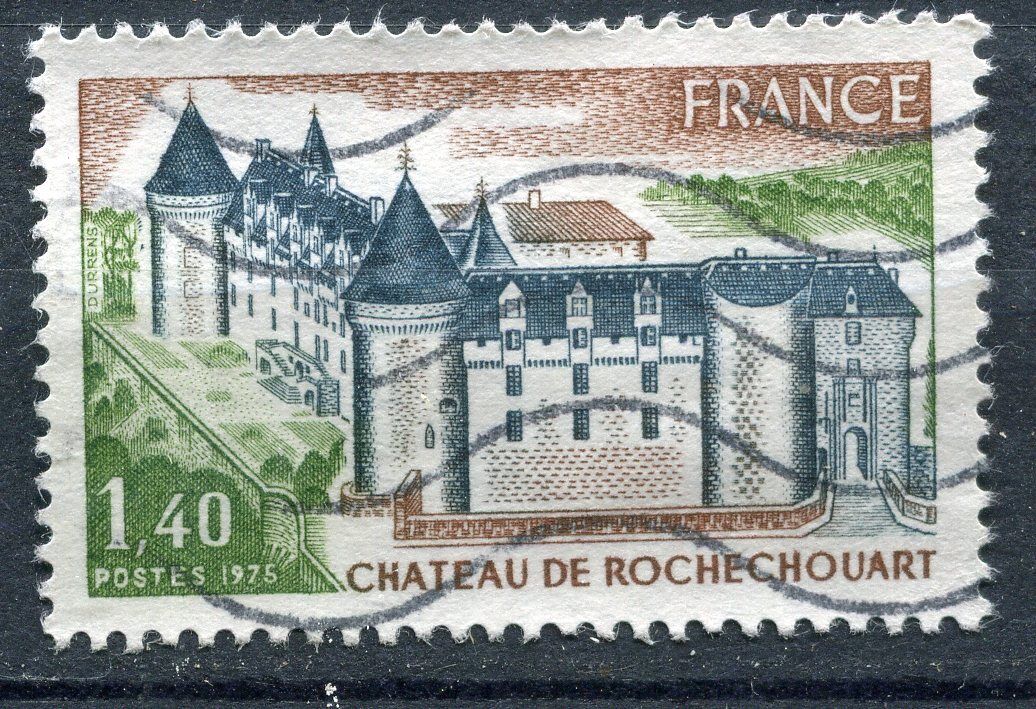 FRANCE TIMBRE OBL N 1809 CHATEAU DE ROCHECHOUART 110935641303