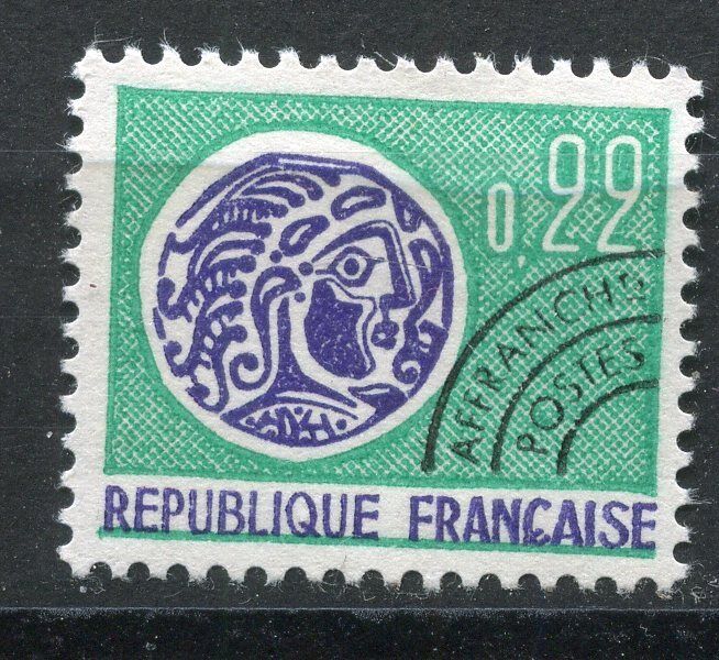 FRANCE TIMBRE PREOBLITERE N 125 OBL TYPE MONNAIE GAULOISE 121498416733