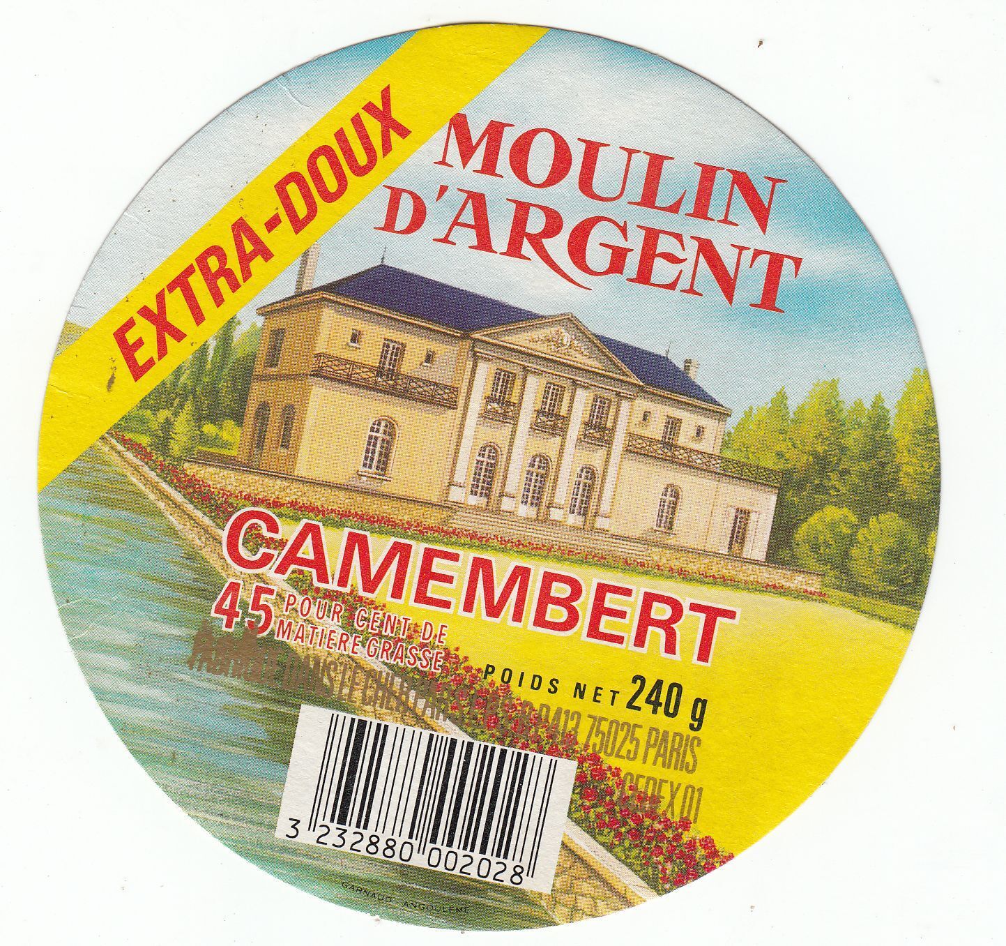 FROMAGE CAMEMBERT MOULIN D ARGENT FABRIQUE DANS LE CHER 121663093113