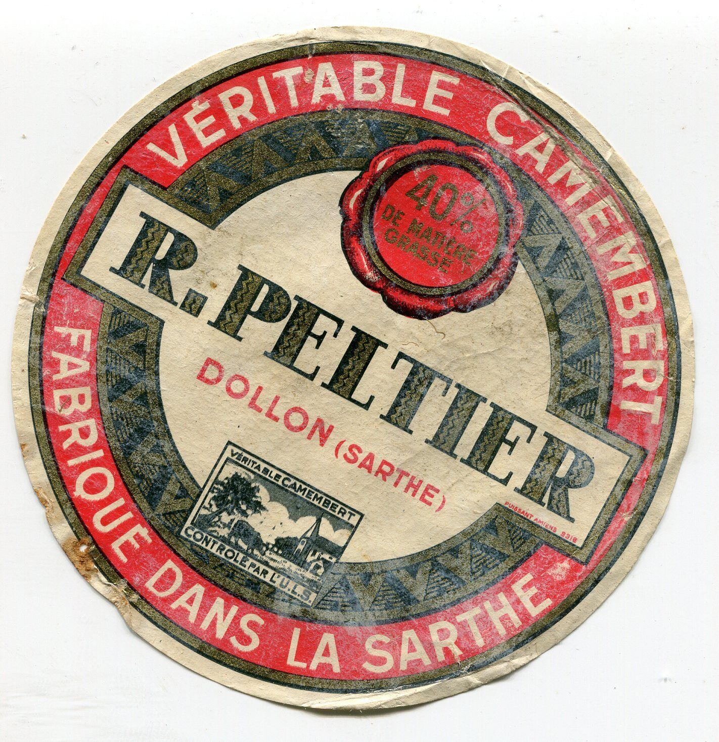 FROMAGE CAMEMBERT R PELTIER DOLLON SARTHE 121585538493