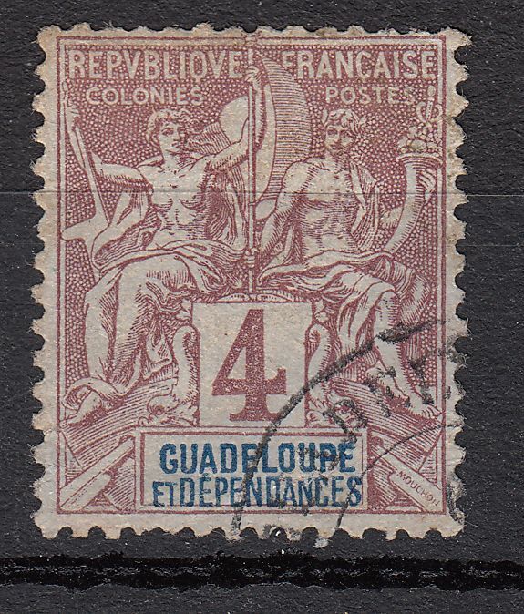 GUADELOUPE TIMBRE COLONIE FRANCE OBL N 29 121896369443