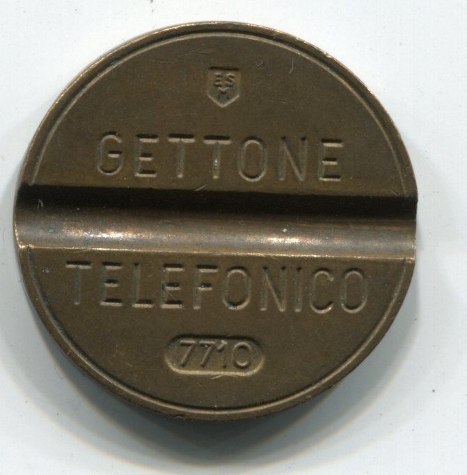 JETON GETTONE TELEFONICO 7710 120933605463