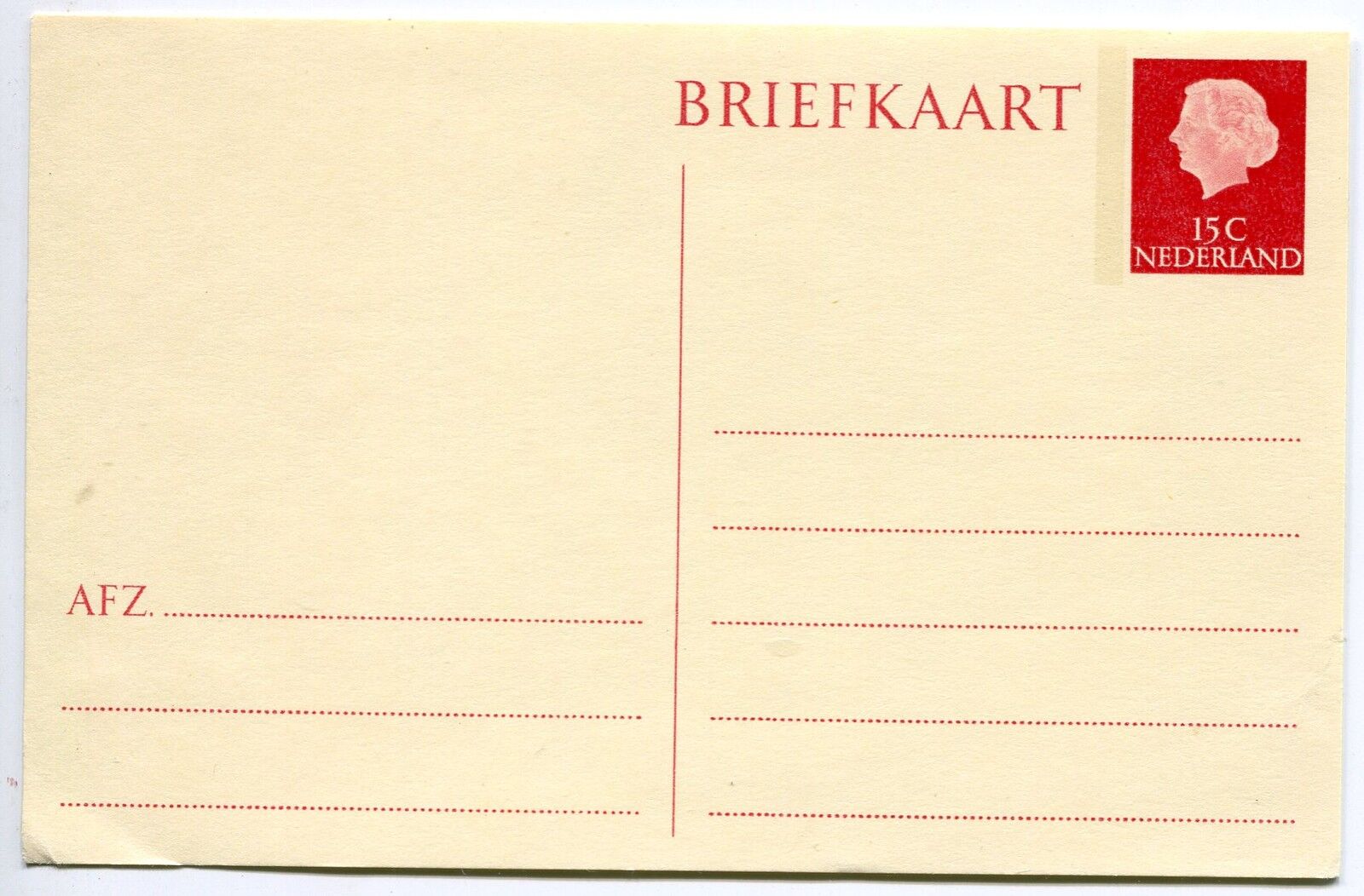 LETTRE ENTIER POSTALE PAYS BAS NEDERLAND NEUVE 121123582883