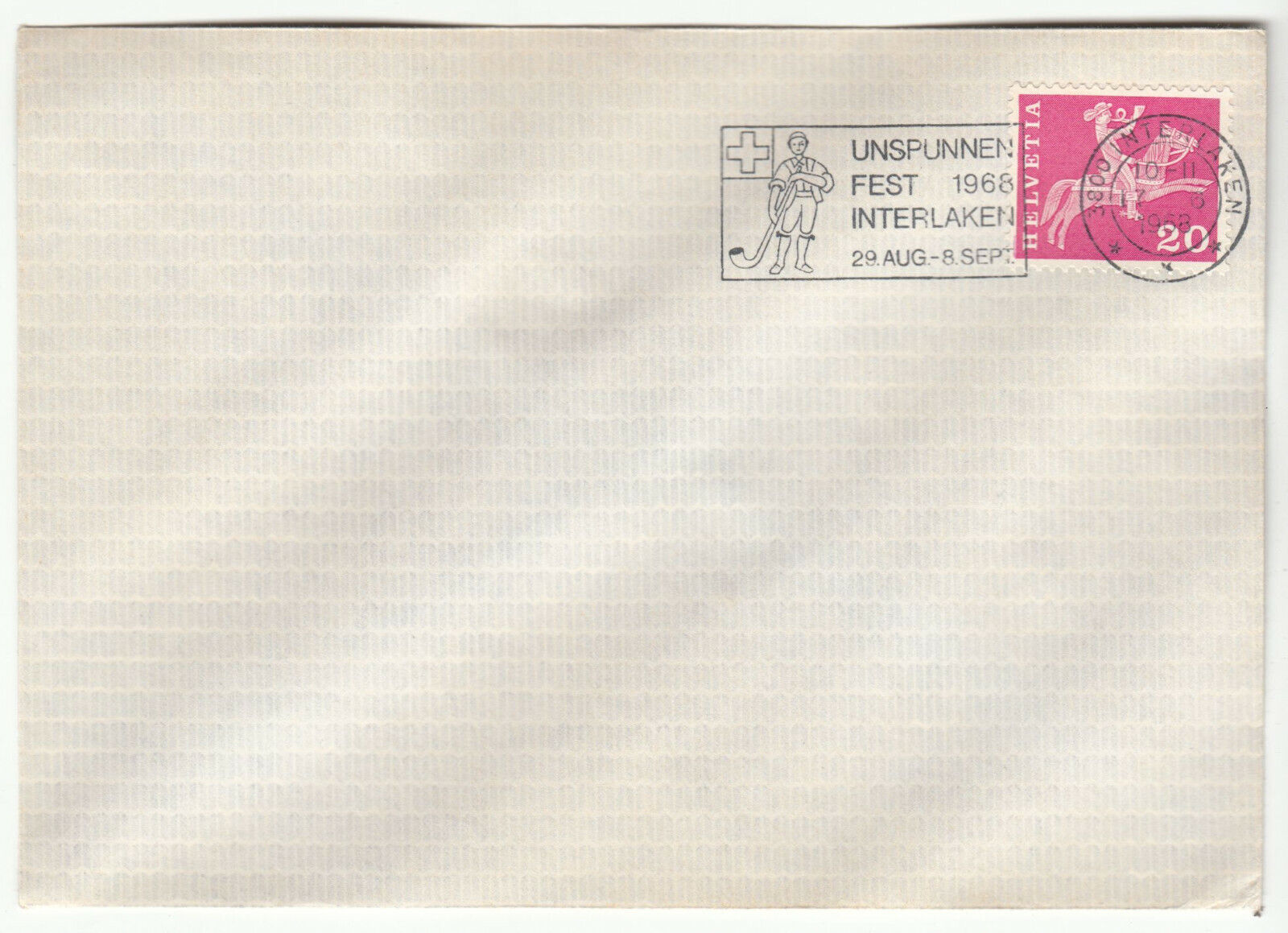 LETTRE SUISSE TIMBRE N 646 COURRIER MONTE XIXS 124027563853