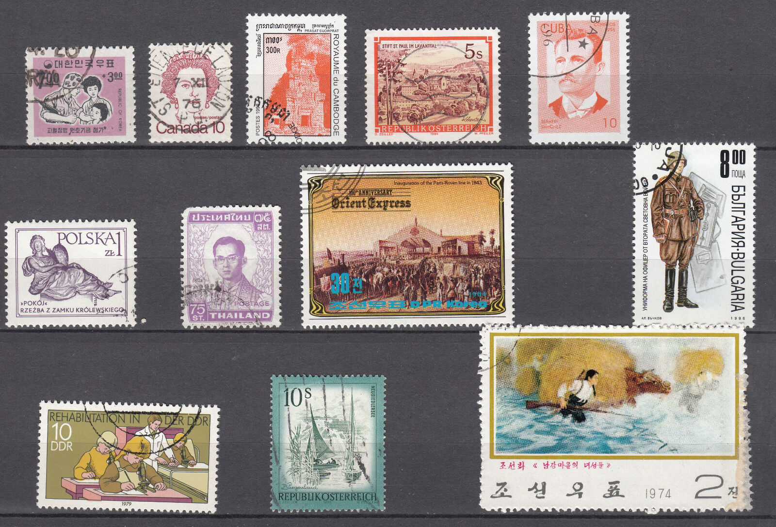 LOT DE TIMBRES A ETUDIER DIVERS PAYS LOT n24 401562627573