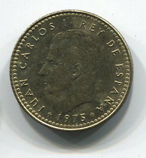 MONNAIE 1 PESETA 1975 ESPAGNE COIN 110855640703