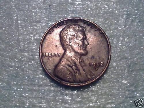 ONE CENT USA 1952 D 110613367183