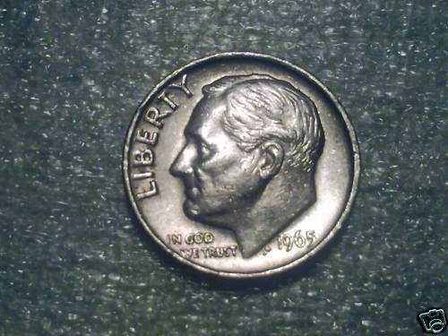 ONE DIME USA 1965 110613329253