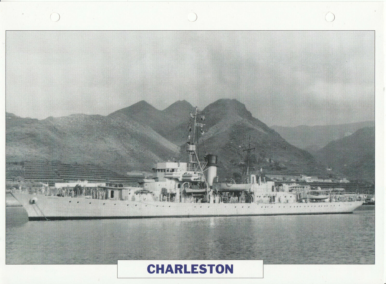 PHOTO BATEAU MILITAIRE AVISO CHARLESTON USA 1936 401780606403