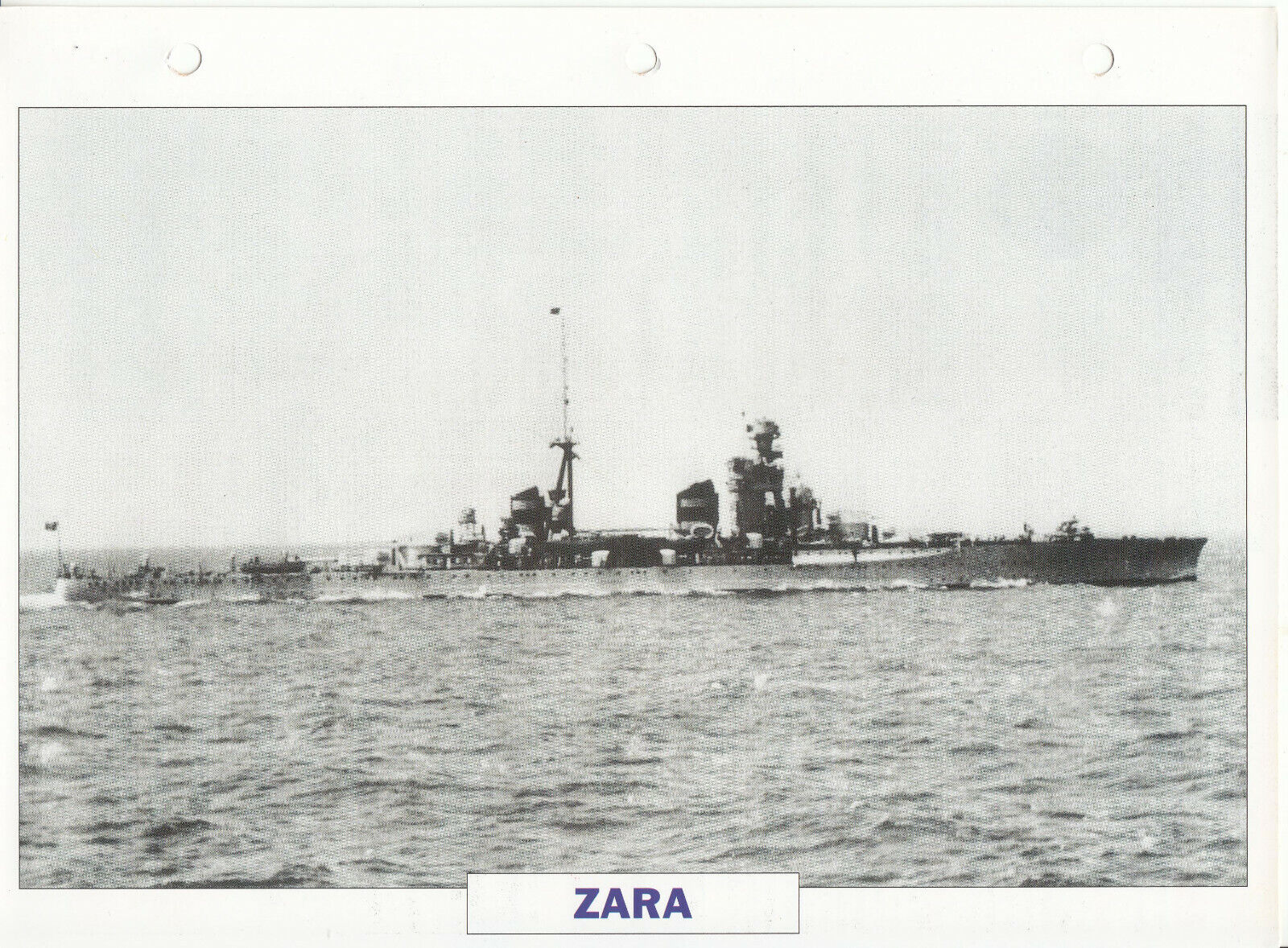 PHOTO BATEAU MILITAIRE CROISEUR ZARA ITALIE 1930 401777164473